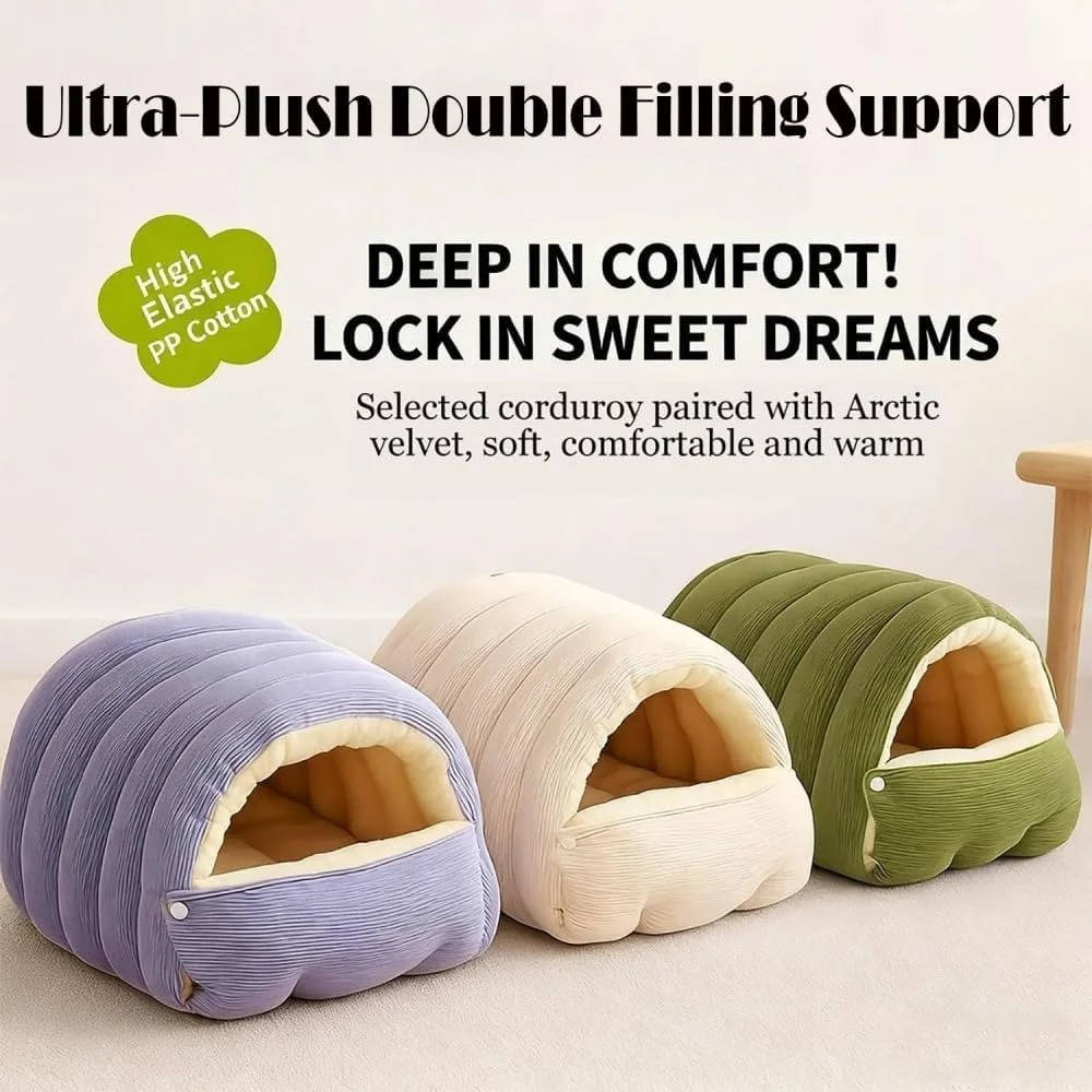 Removable and Washable Winter Closed off Cat Bed - product detail 7