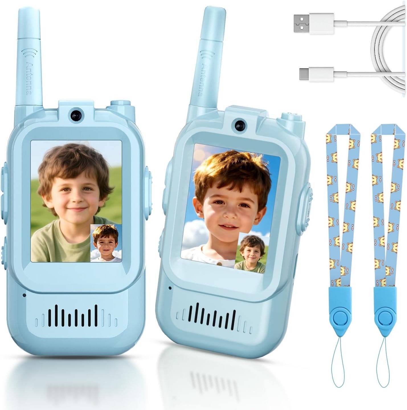 NOMOVA Kids Walkie Talkies Video Voice & Chat 2 Set