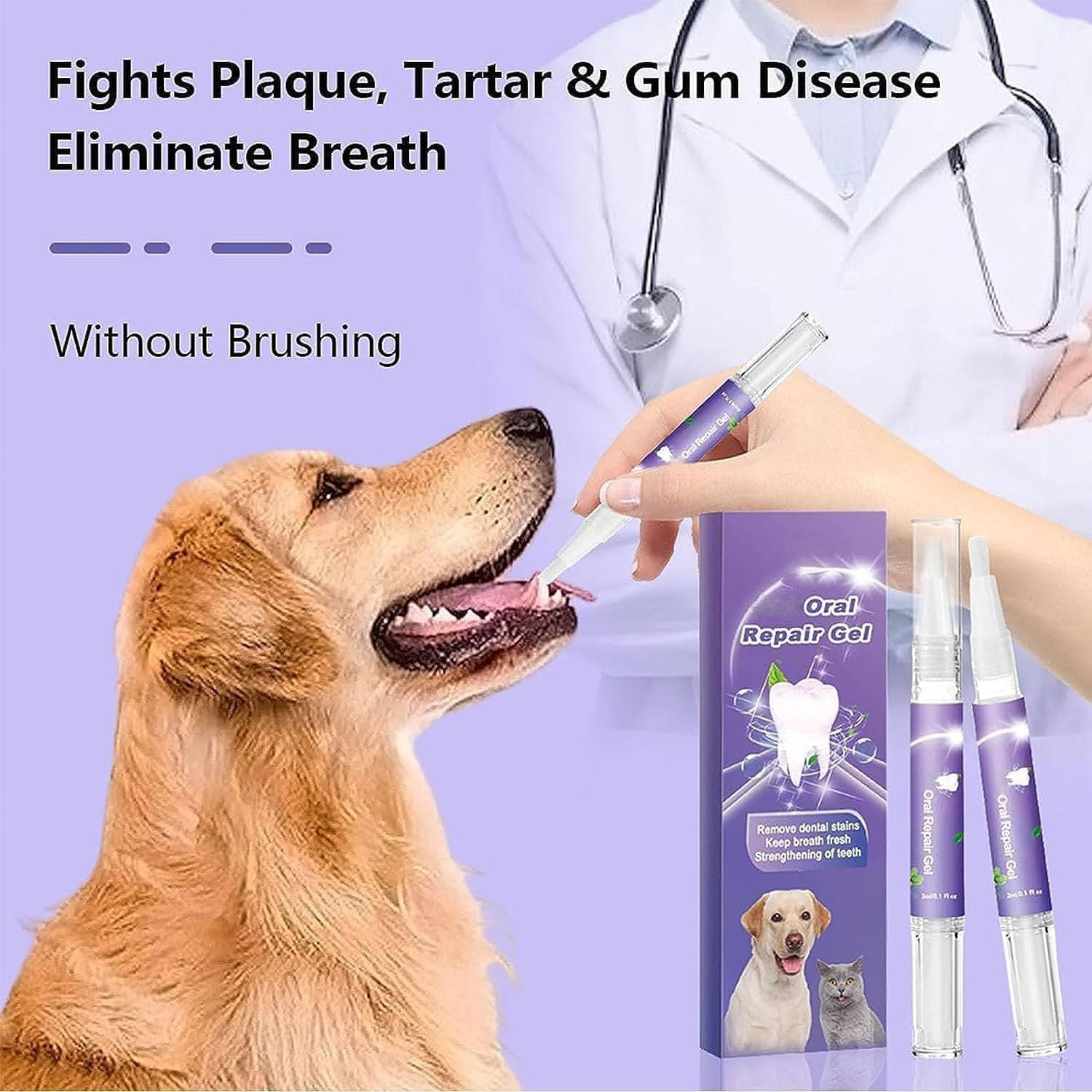 3 Set Dog Oral Repair Gel - product detail 2