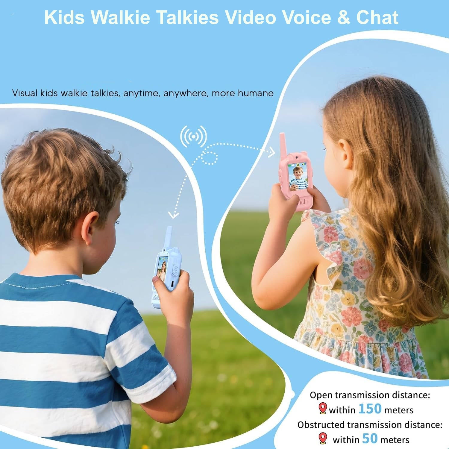 Kids Walkie Talkies Video Voice & Chat 2 Set - product detail 2