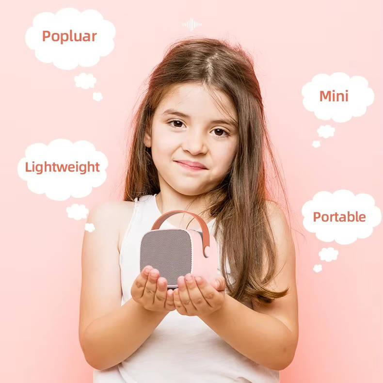Mini Karaoke Machine with 2 Wireless Microphones - product detail 4