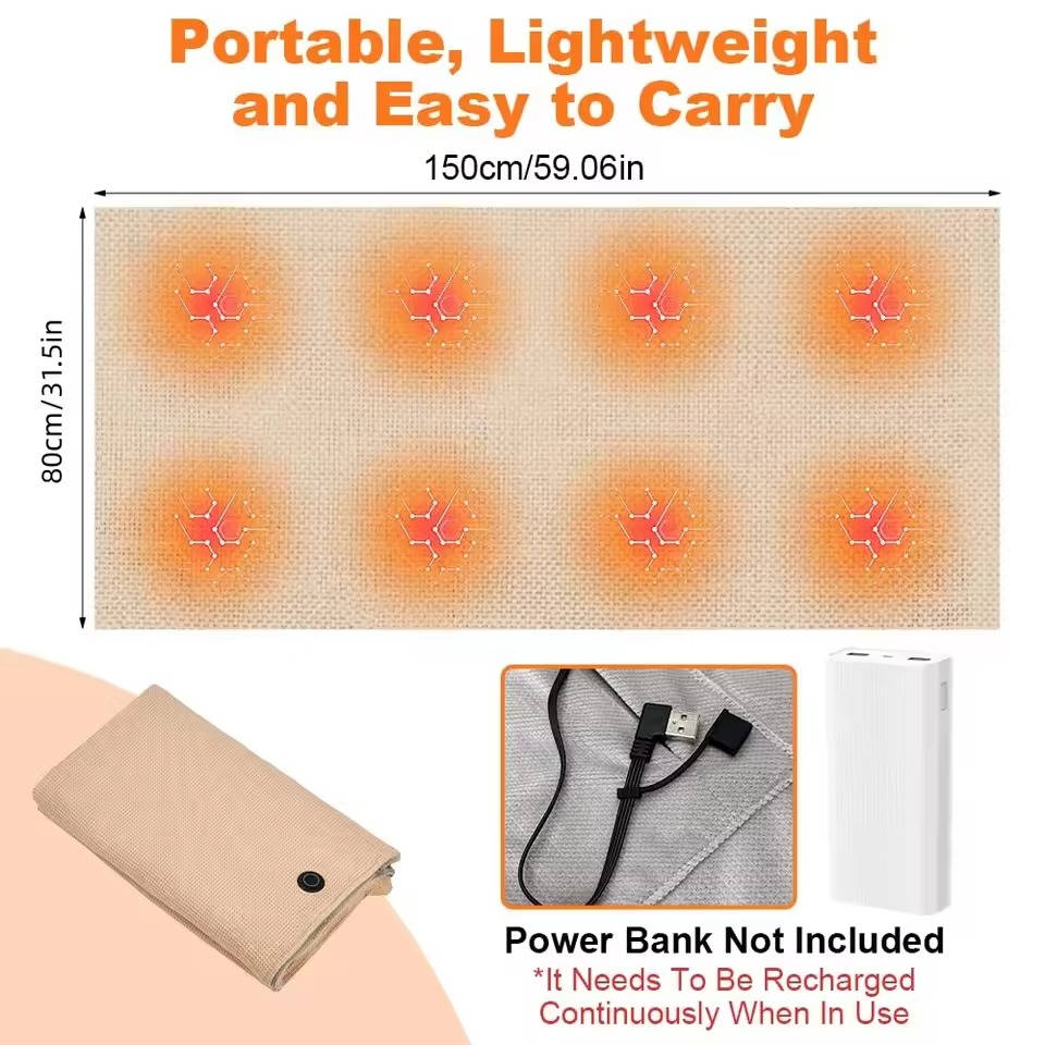 Portable Heated Shawl Blanket - product detail 5