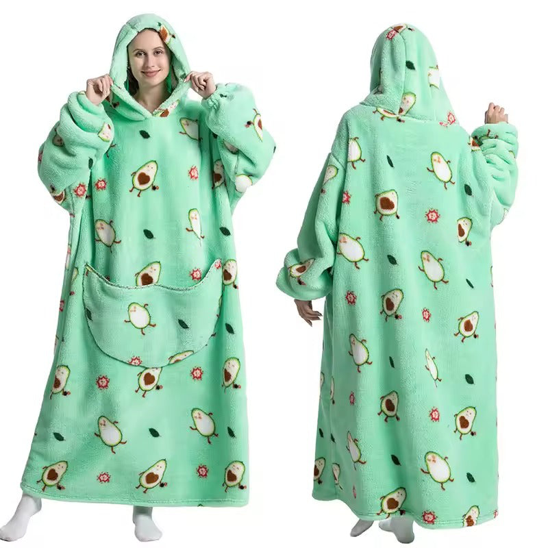 Long Wearable Blanket Hoodie - product detail 6