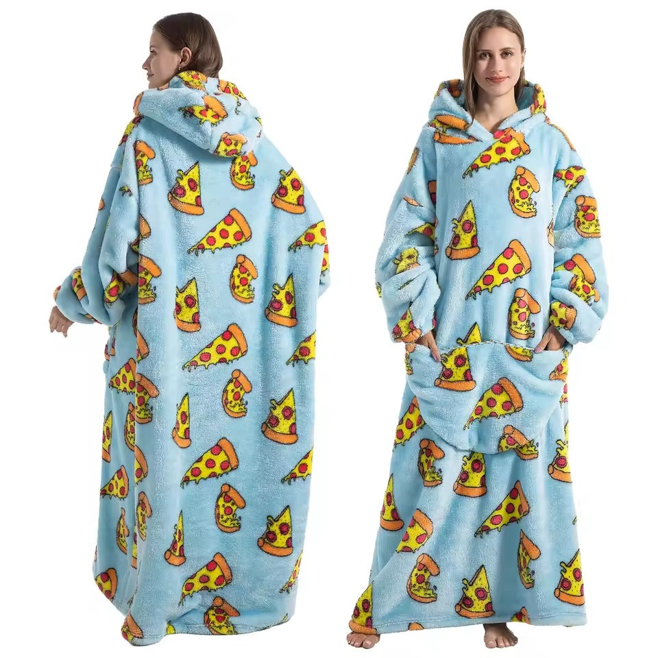 Long Wearable Blanket Hoodie - product detail 2