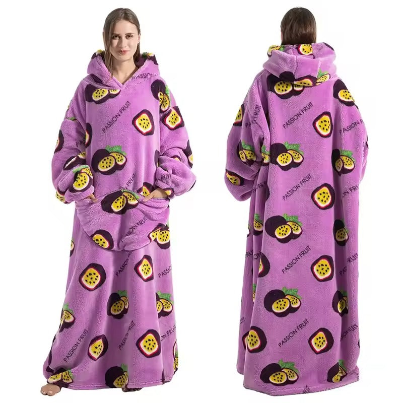 Long Wearable Blanket Hoodie - product detail 8