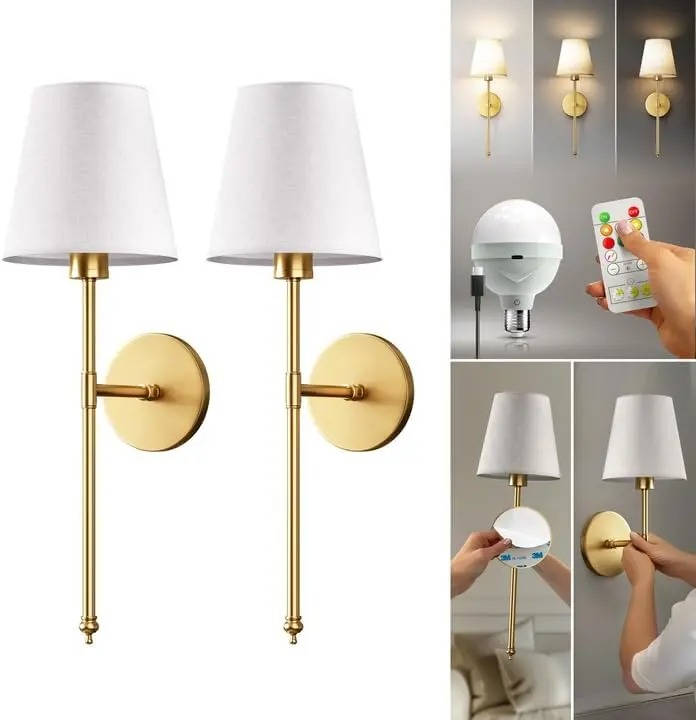 NOMOVA Battery Operated Wall Sconces