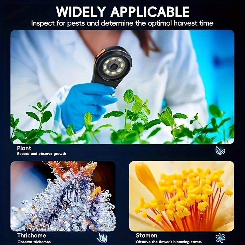 Handheld Portable Microscope Coin & Jewelry Magnifier 500X - product detail 5