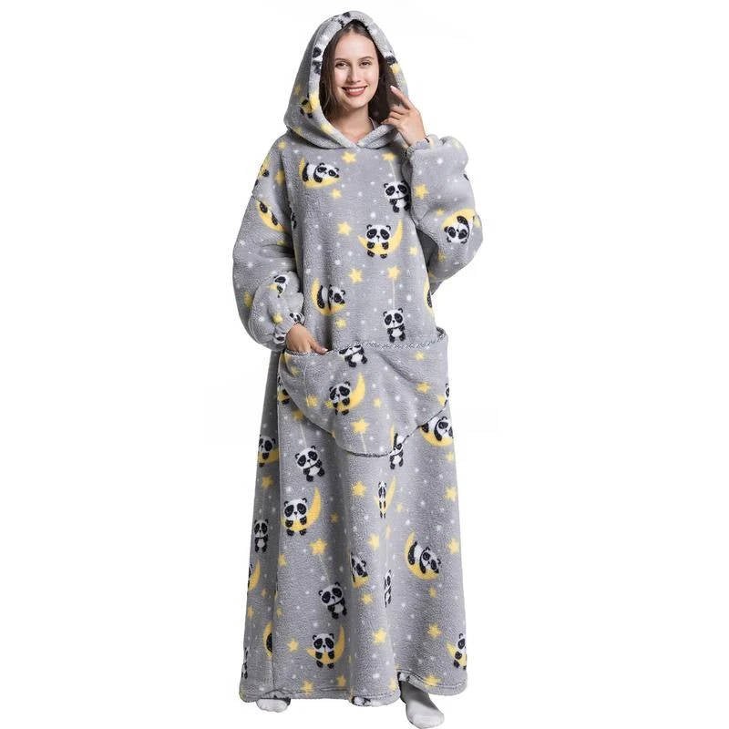 Long Wearable Blanket Hoodie - product detail 10