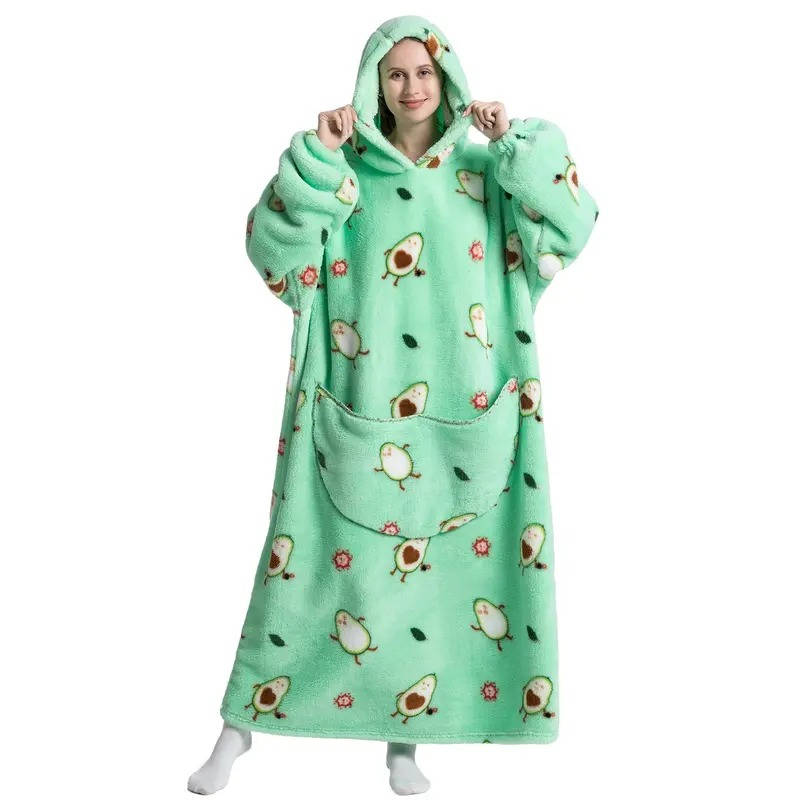Long Wearable Blanket Hoodie - product detail 5