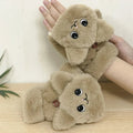 Plush Animal Fingerless Gloves - product detail 6