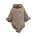 Faux Fur Shawl Cloak for Women - product detail 8