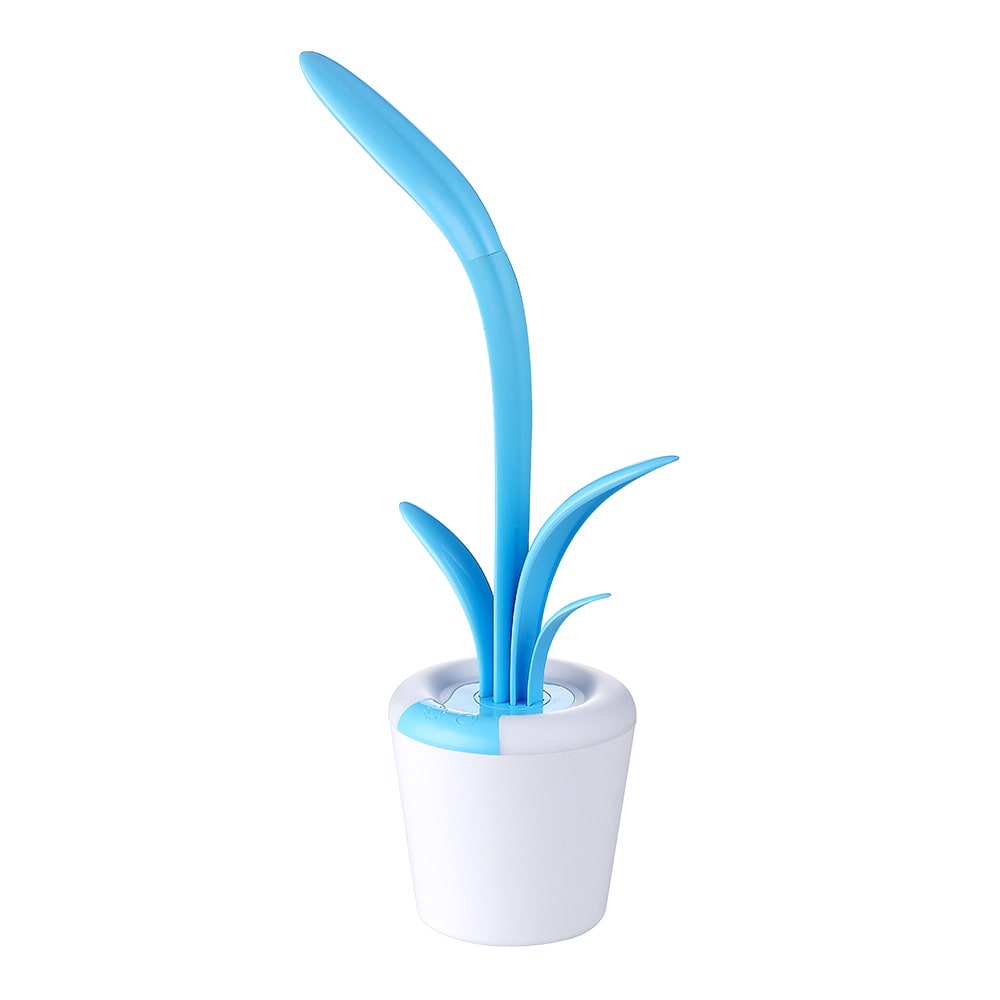 Lámpara de escritorio infantil con luz LED, cuello de cisne flexible, batería recargable y carga USB