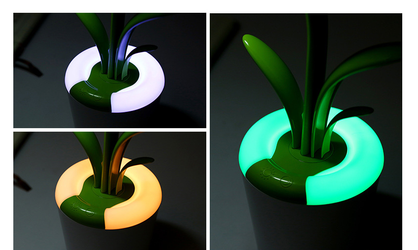 Lámpara de escritorio infantil con luz LED, cuello de cisne flexible, batería recargable y carga USB