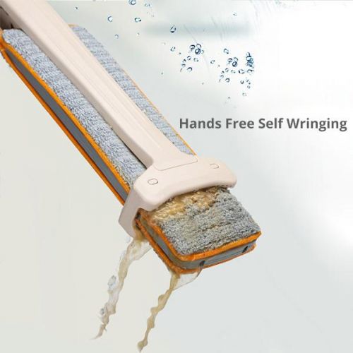 Self-Wringing Double-Sided Flat Microfiber Mop & Broom - product detail 7
