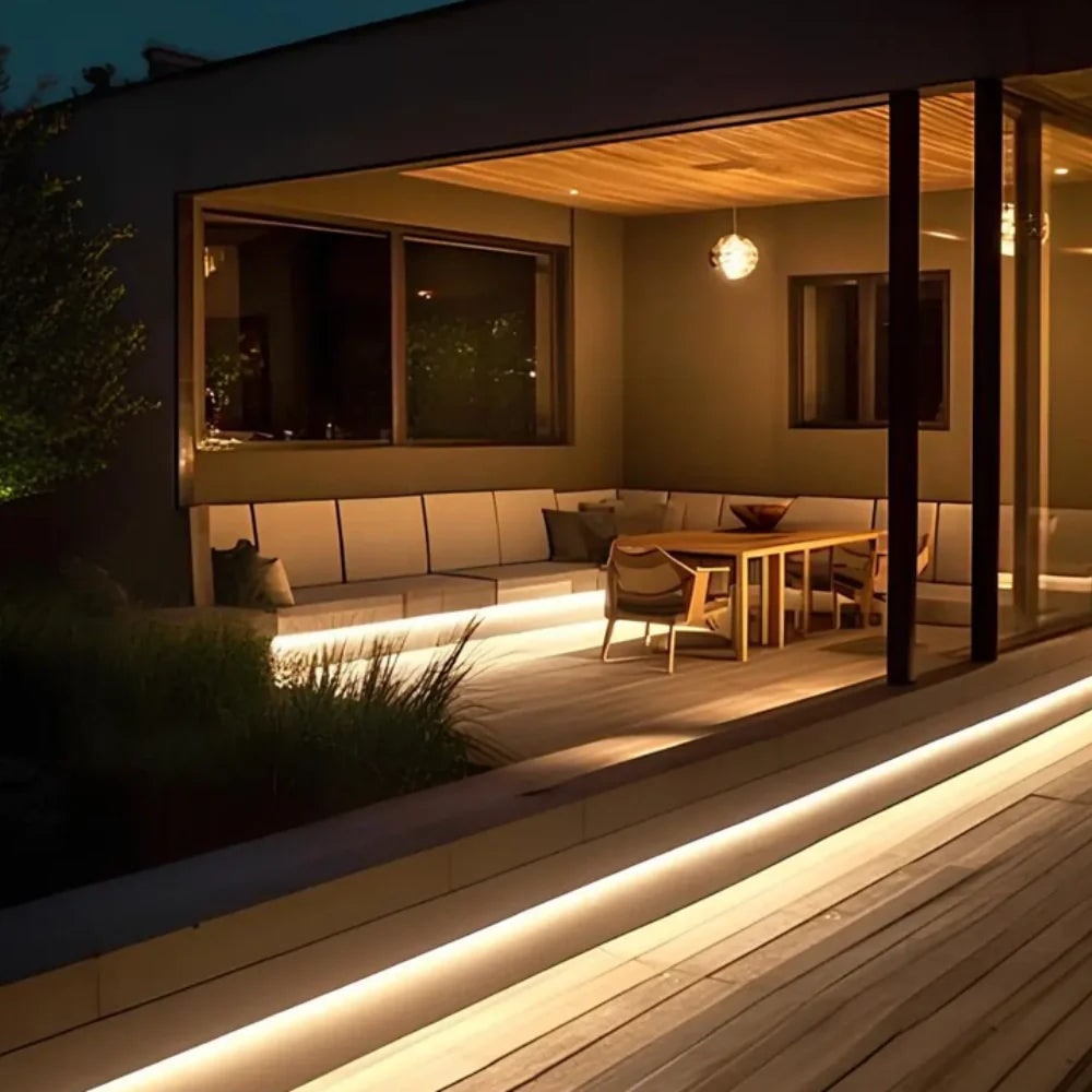 Tira de luces LED con sensor de movimiento y activación automática para iluminación del dormitorio, cinta para debajo de los gabinetes