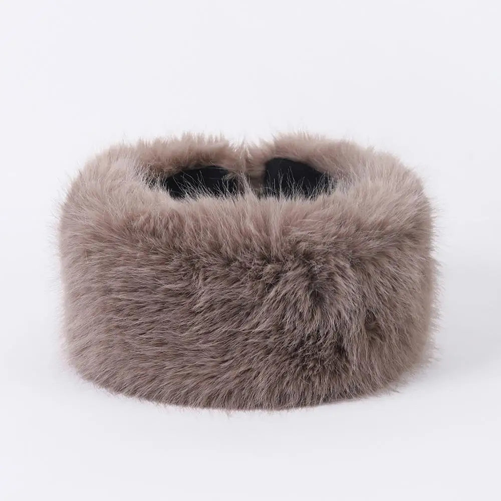 Fluffy Faux Fur Headband for Women - product detail 7