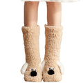 Cute Dog Fuzzy Socks Winter Leg Warmer - product detail 8