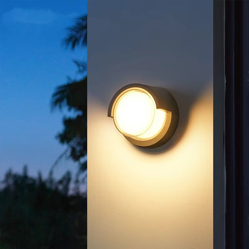 Luz de pared exterior LED con sensor de movimiento para iluminación exterior
