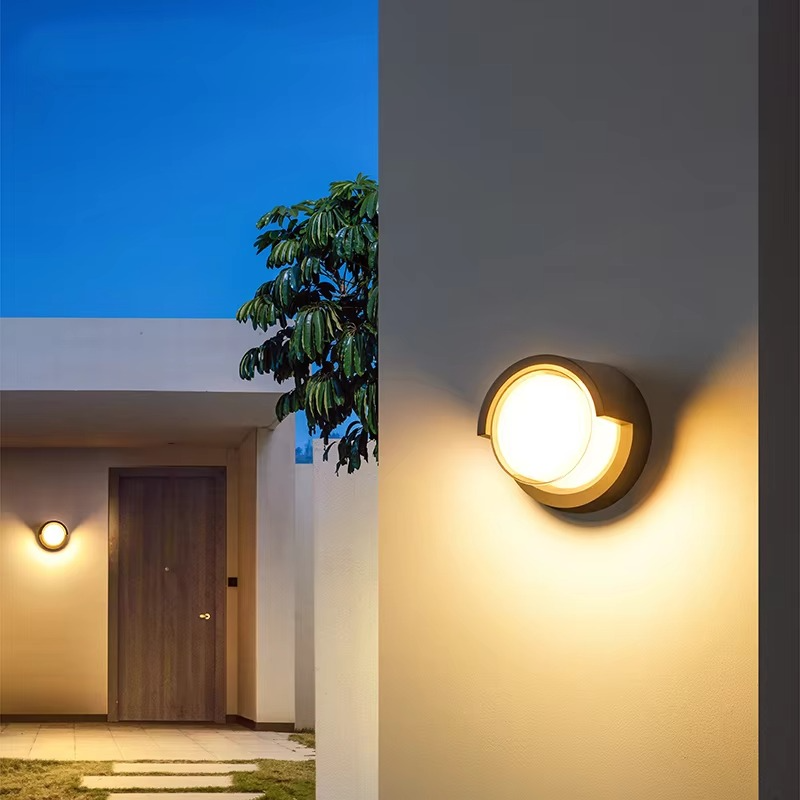Luz de pared exterior LED con sensor de movimiento para iluminación exterior