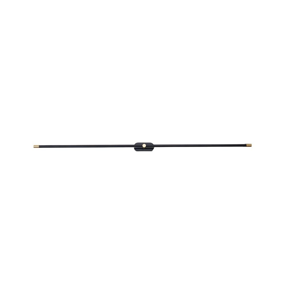 Aplique de pared moderno lineal a batería, con LED recargable inalámbrico y diseño minimalista