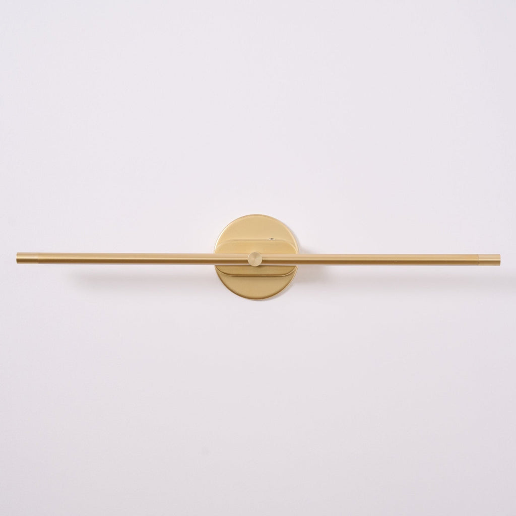 Aplique de pared moderno lineal a batería, con LED recargable inalámbrico y diseño minimalista