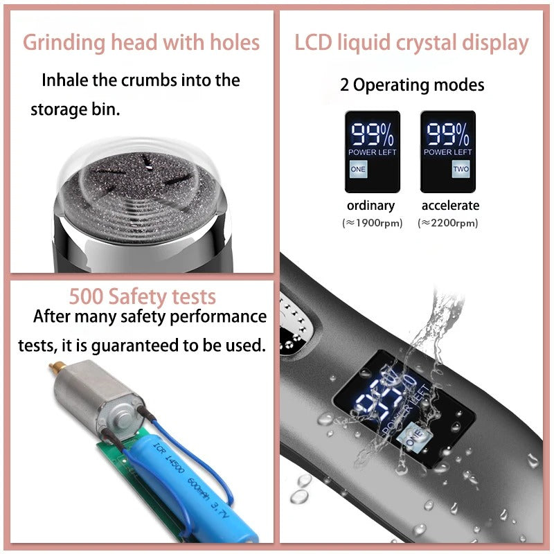 Professional Electric Foot Hard Skin Remover - product detail 4