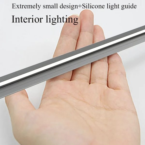 45 Degree LED Under Cabinet Lighting Bars Invisible Ultra Thin Strips - product image 5