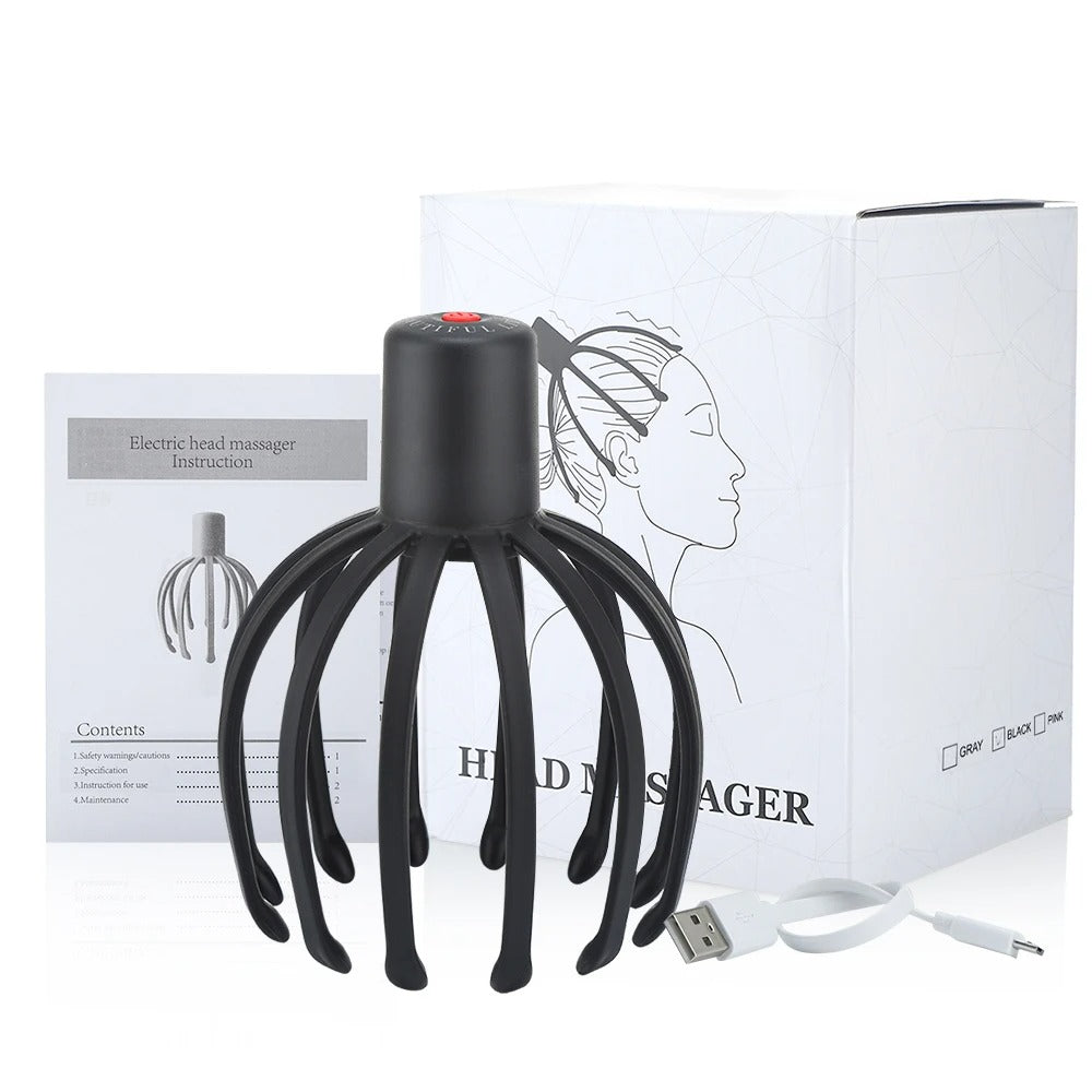 Electric Octopus Head Massager - Relaxing Scalp & Stress Relief Device - product image 3