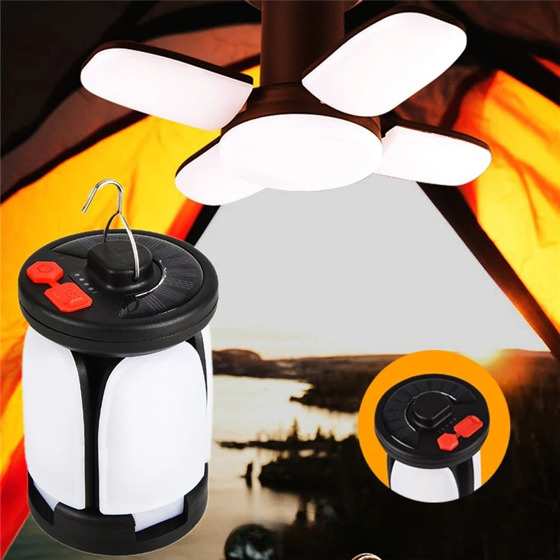 NOMOVA 500 lm Solar Camping Lantern with USB Charging & 6 Modes
