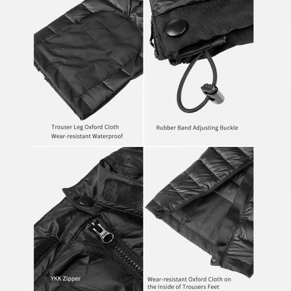 Outdoor Thermal Goose Down Pants Zipper Camping Hiking - product detail 5