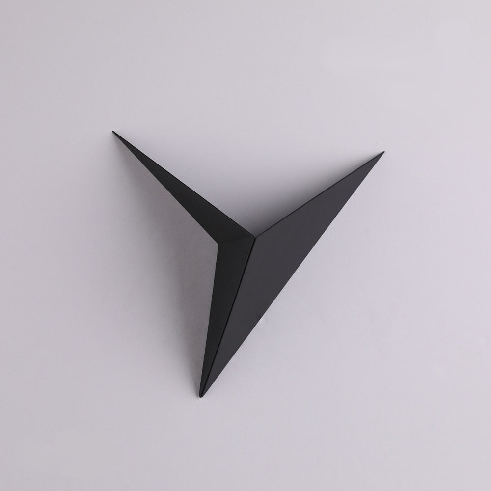 Lámparas de pared de lujo con diseño triangular elegante