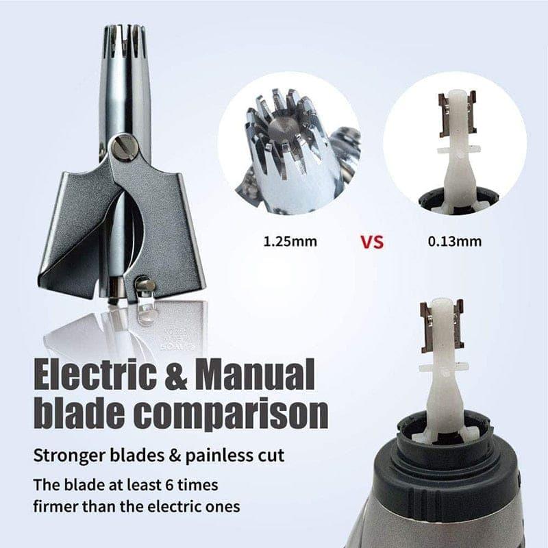 Nose Hair Trimmer for Men Stainless Steel Manual Trimmer - product image 6