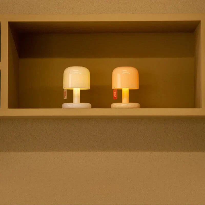 Lámpara de mesa portátil inalámbrica, iluminación ambiental compacta