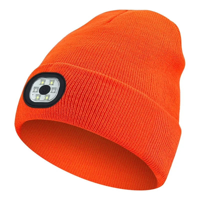 Rechargeable LED Beanie Hat for Winter - product detail 10