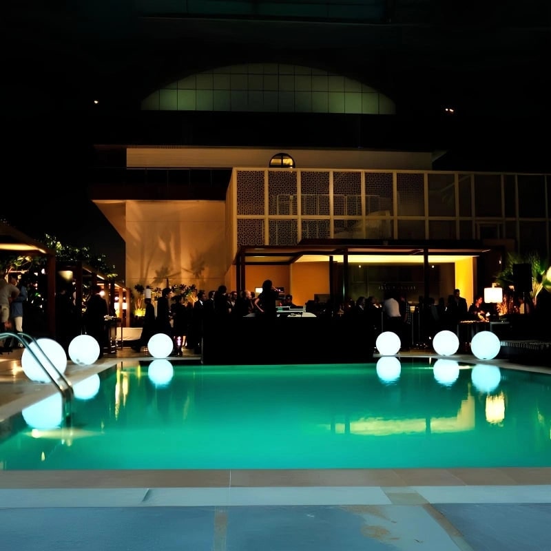 Luces de exterior en forma de globo, esmeriladas, portátiles, inalámbricas y resistentes a la intemperie para jardín