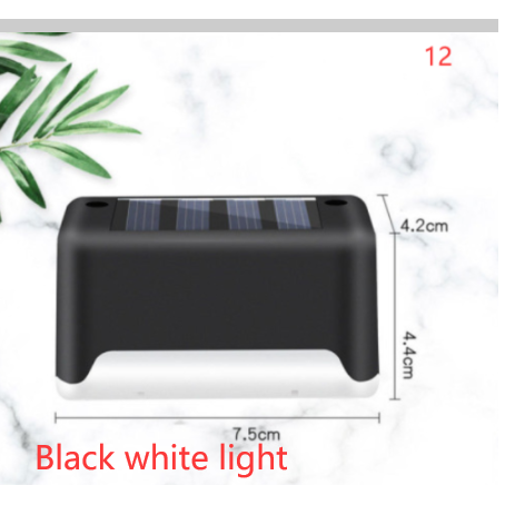 Luces solares exteriores para terraza y cercas, con iluminación para escalones de patios y caminos peatonales