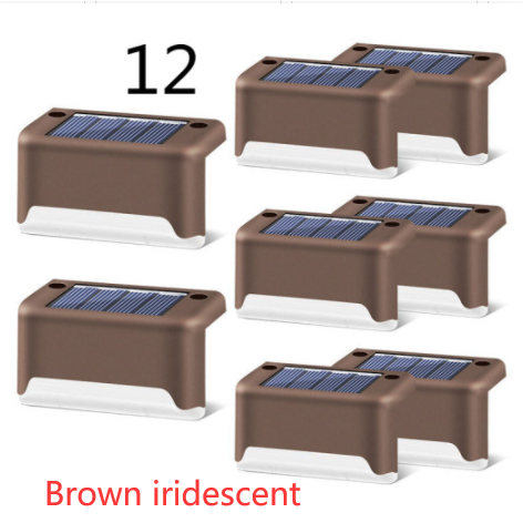 Luces solares exteriores para terraza y cercas, con iluminación para escalones de patios y caminos peatonales
