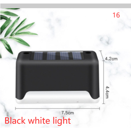 Luces solares exteriores para terraza y cercas, con iluminación para escalones de patios y caminos peatonales
