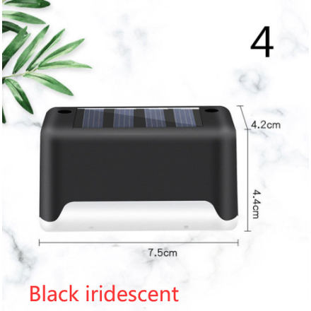 Luces solares exteriores para terraza y cercas, con iluminación para escalones de patios y caminos peatonales