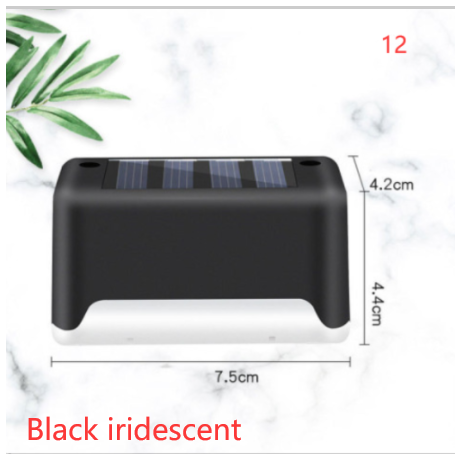 Luces solares exteriores para terraza y cercas, con iluminación para escalones de patios y caminos peatonales