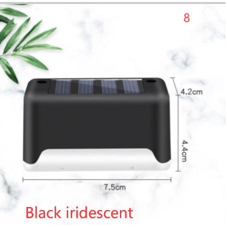 Luces solares exteriores para terraza y cercas, con iluminación para escalones de patios y caminos peatonales