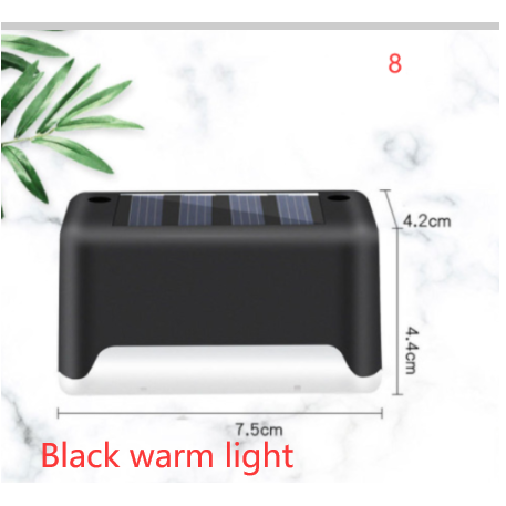 Luces solares exteriores para terraza y cercas, con iluminación para escalones de patios y caminos peatonales