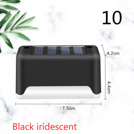 Luces solares exteriores para terraza y cercas, con iluminación para escalones de patios y caminos peatonales