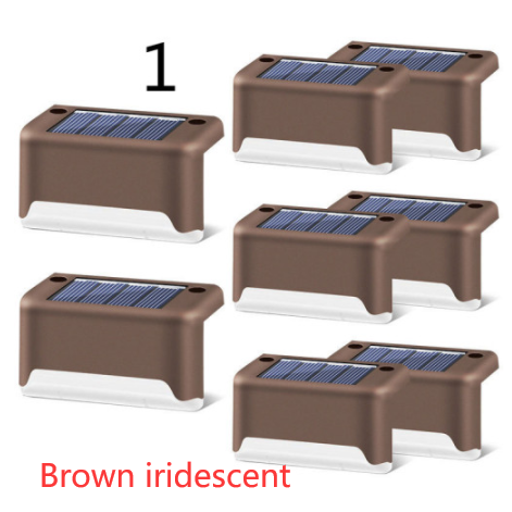 Luces solares exteriores para terraza y cercas, con iluminación para escalones de patios y caminos peatonales