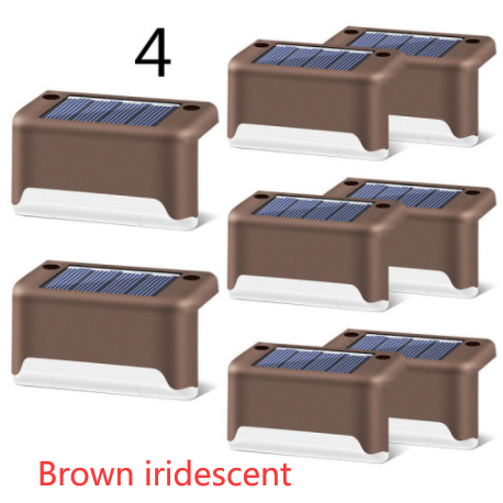 Luces solares exteriores para terraza y cercas, con iluminación para escalones de patios y caminos peatonales