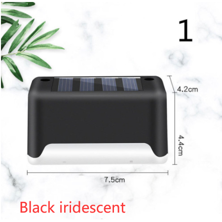 Luces solares exteriores para terraza y cercas, con iluminación para escalones de patios y caminos peatonales