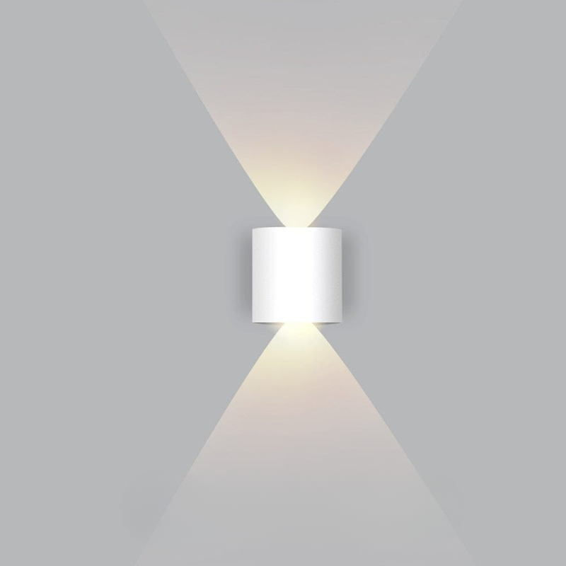 Aplique de pared exterior LED con luz hacia arriba y hacia abajo, lámpara moderna, delgada y resistente a la intemperie