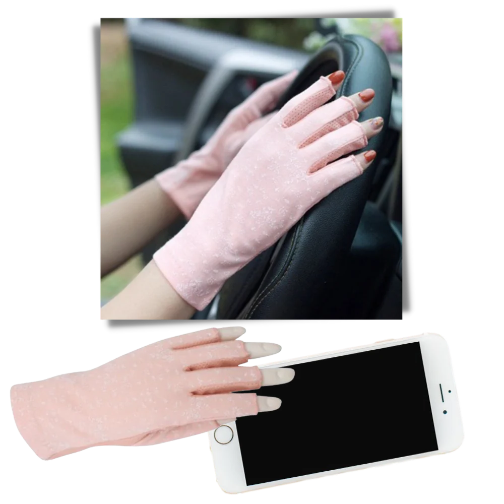 Stylish UV-Protective Cotton Gloves - product image 8