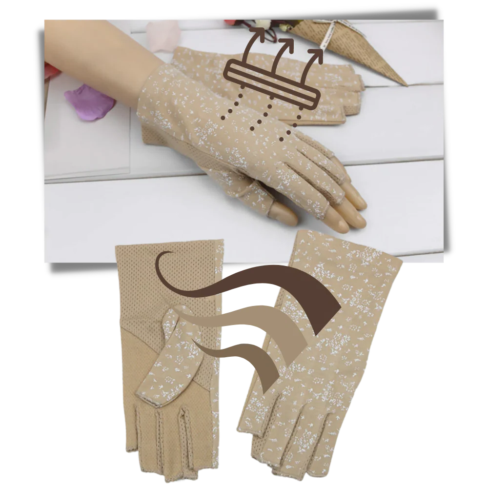 Stylish UV-Protective Cotton Gloves - product image 9