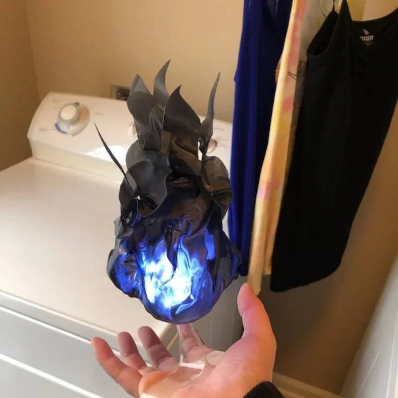 Halloween Floating Fireball Prop - LED Glowing Fireball Ornament - product image 6